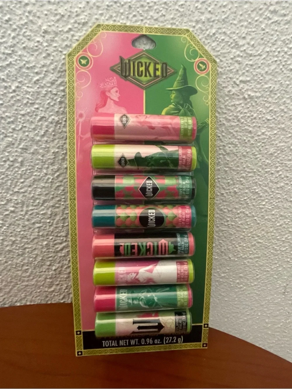 Disney  Wicked 8- Pack Flavored Lip Balm Set